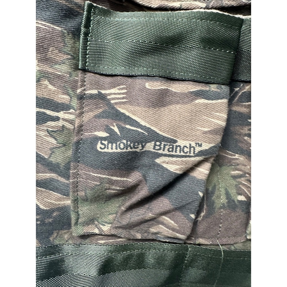 Smokey Branch Camo Cargo Utility Vest Men's Sleeveless Zip Up Pockets Hunting - Picture 4 of 12